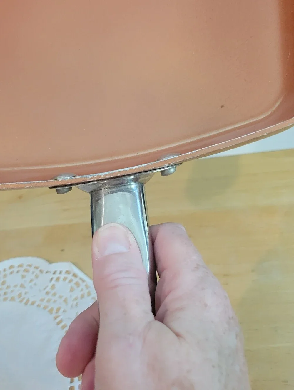 Copper Chef Square Frying Lightweight Pan Nonstick Coating 9.5